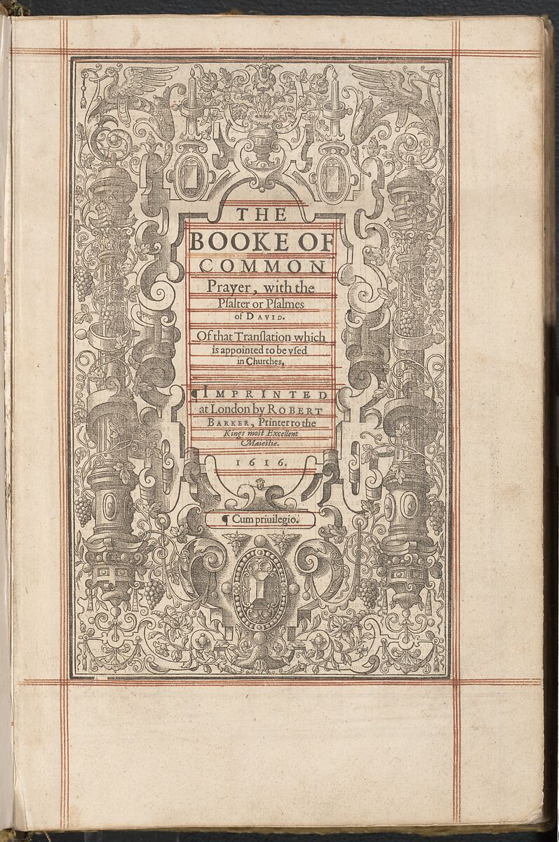 The Bible, The Book of Common Prayer, The Book of Psalms with Royal Stuart arms, The Book of Common Prayer printed by Robert Barker  , London, 1616, Satin worked with silk and metal thread., British