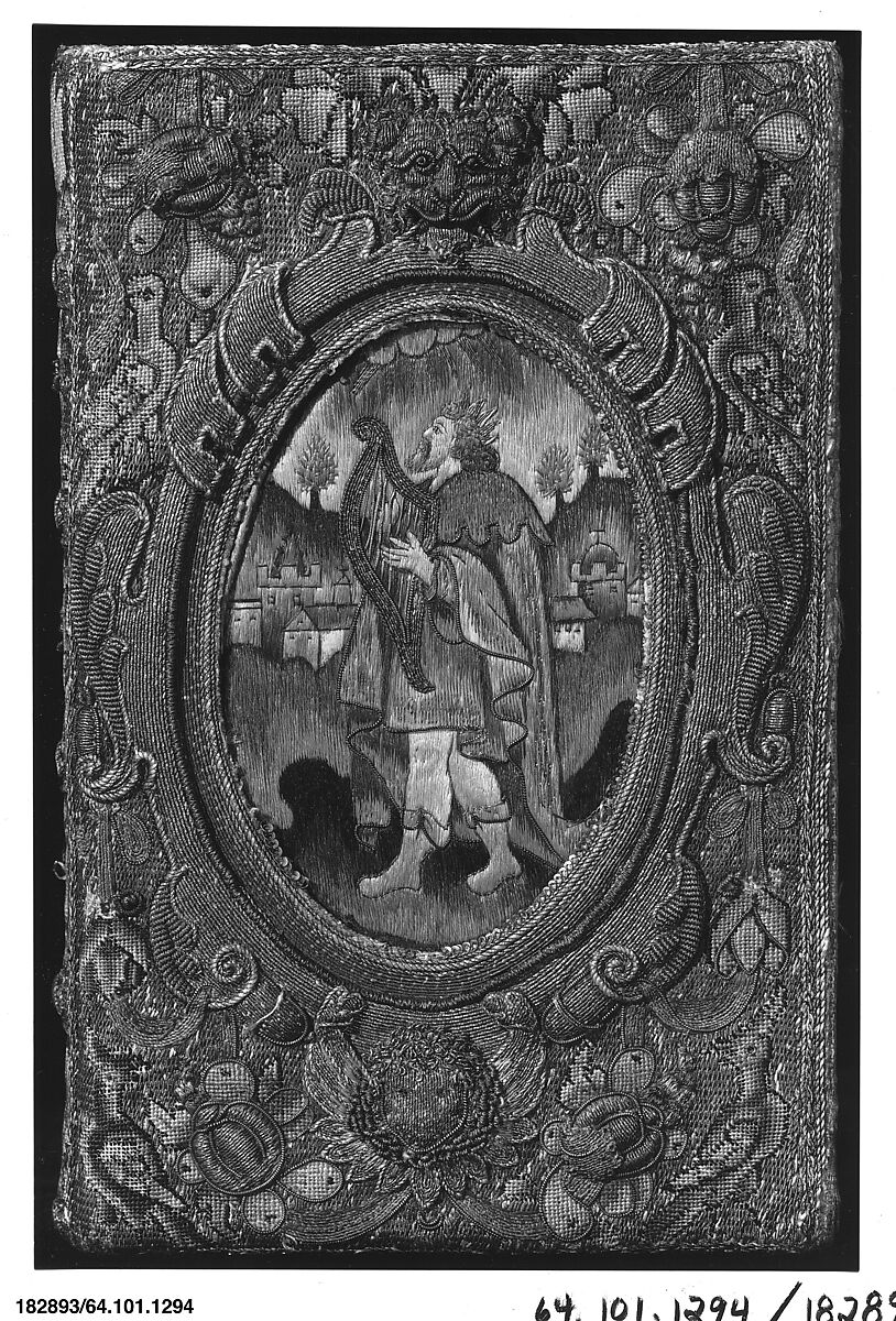 The New Testament, The Book of Common Prayer, The Book of Common Prayer printed by Robert Barker  , London, 1636, Silk, bullion, silver, and silver-gilt thread on canvas and satin, British