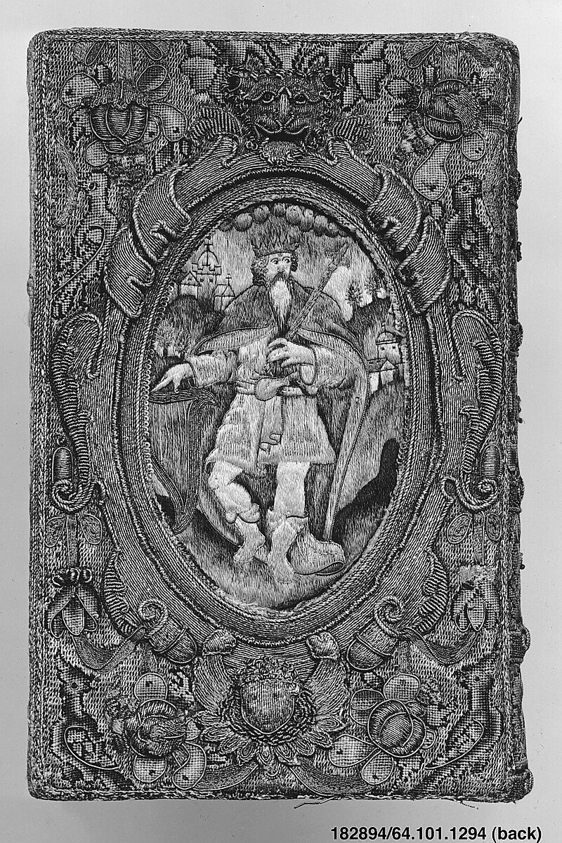 The New Testament, The Book of Common Prayer, The Book of Common Prayer printed by Robert Barker  , London, 1636, Silk, bullion, silver, and silver-gilt thread on canvas and satin, British