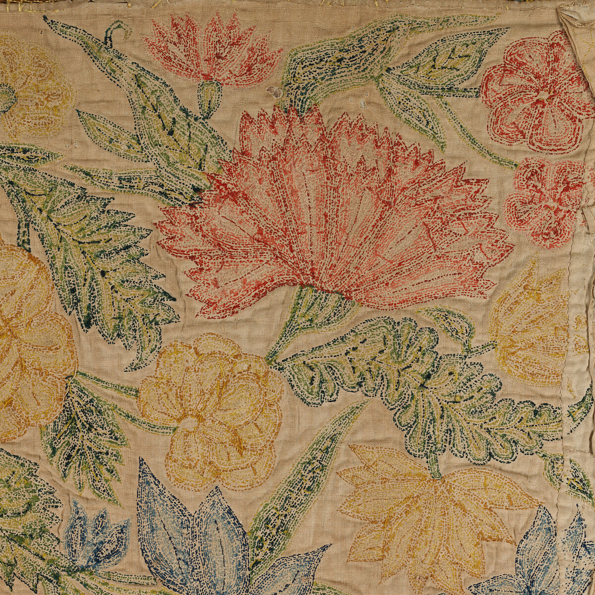 Panels, Silk on linen, British