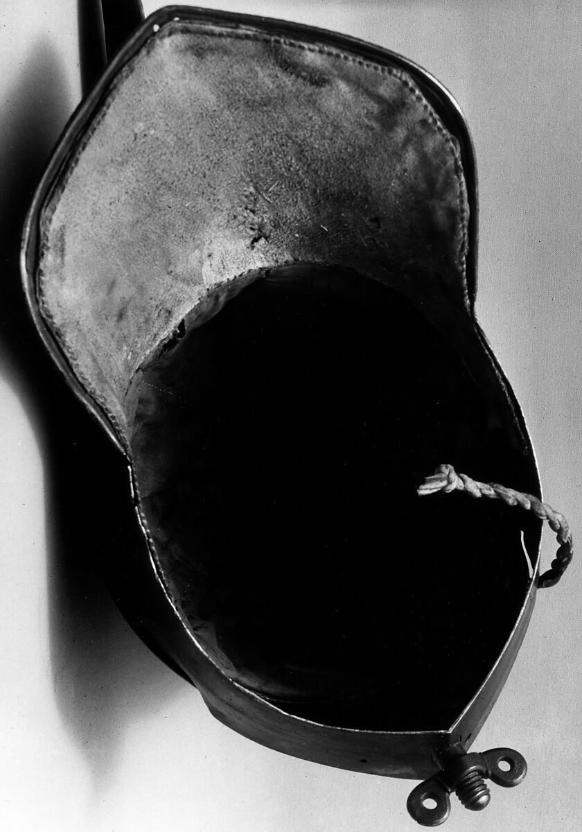 Jousting Armor (Rennzeug) 
and Matching Half-Shaffron, Steel, leather, paint, German, probably Dresden or Annaberg