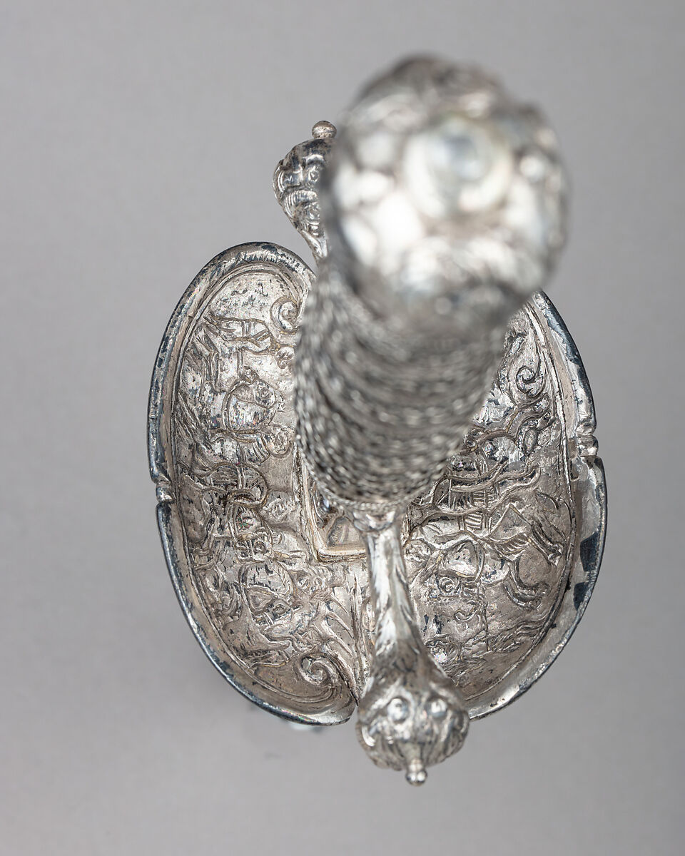 Smallsword with Scabbard, Silver, steel, wood, leather, textile, probably Dutch