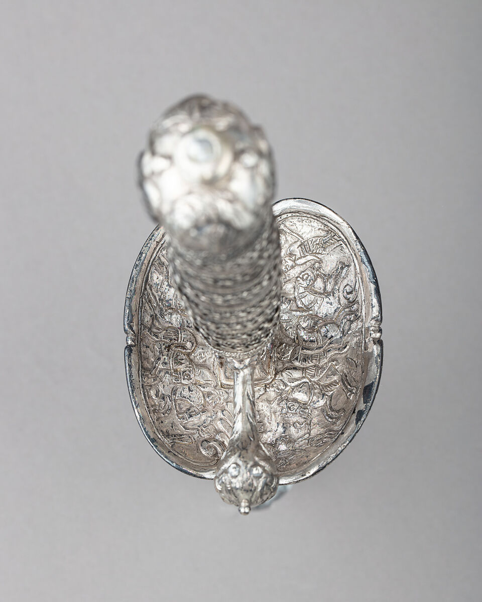 Smallsword with Scabbard, Silver, steel, wood, leather, textile, probably Dutch