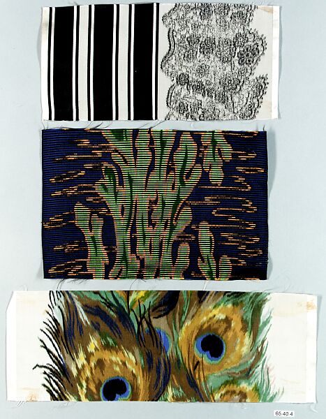 Textile sample book of ribbons, Silk, Swiss