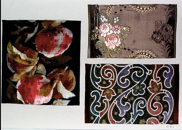 Textile sample book of ribbons, Silk, Swiss