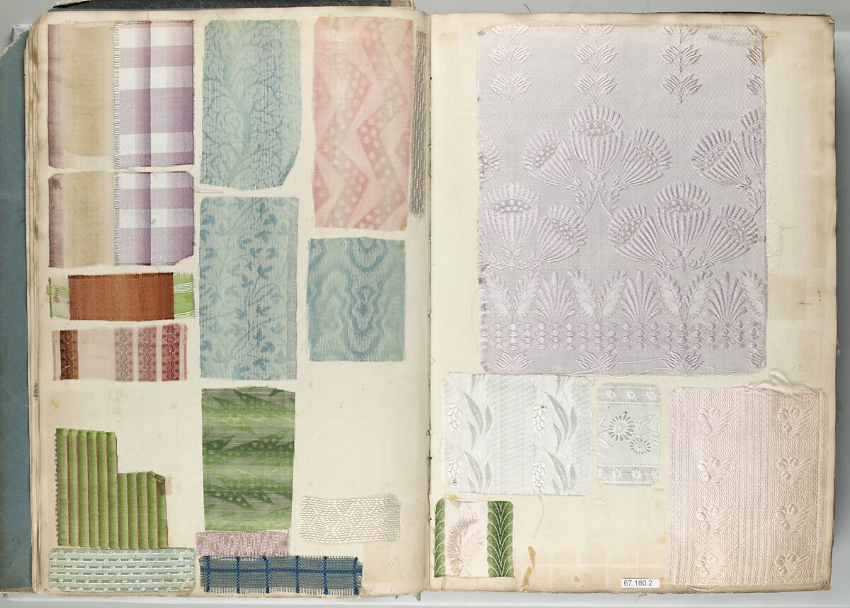 Textile Sample Book, French