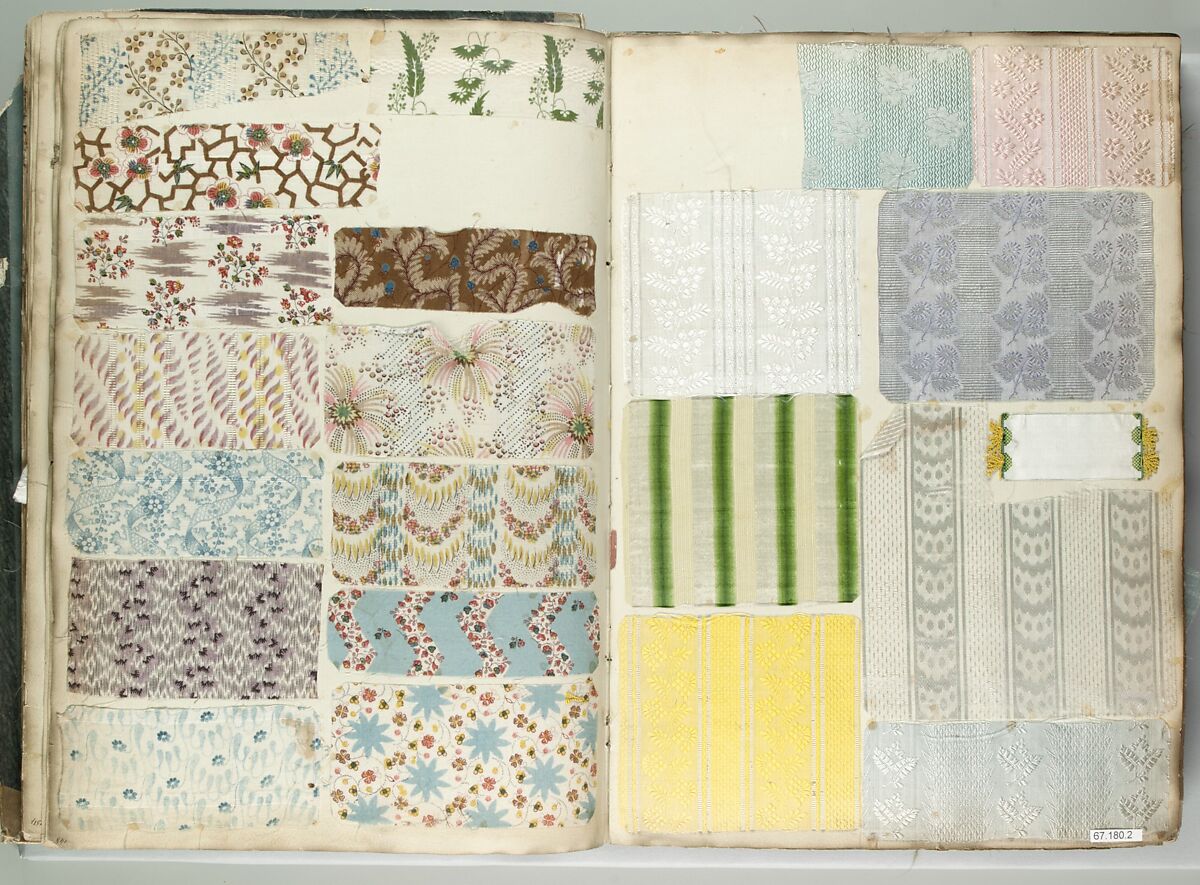 Textile Sample Book, French 