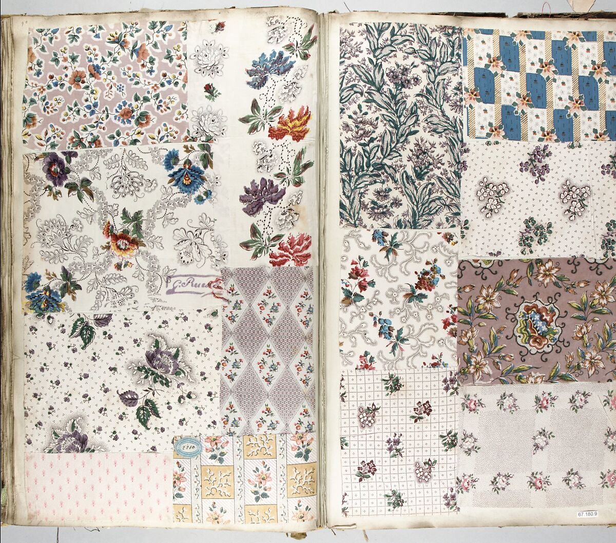 Textile Sample Book, French 