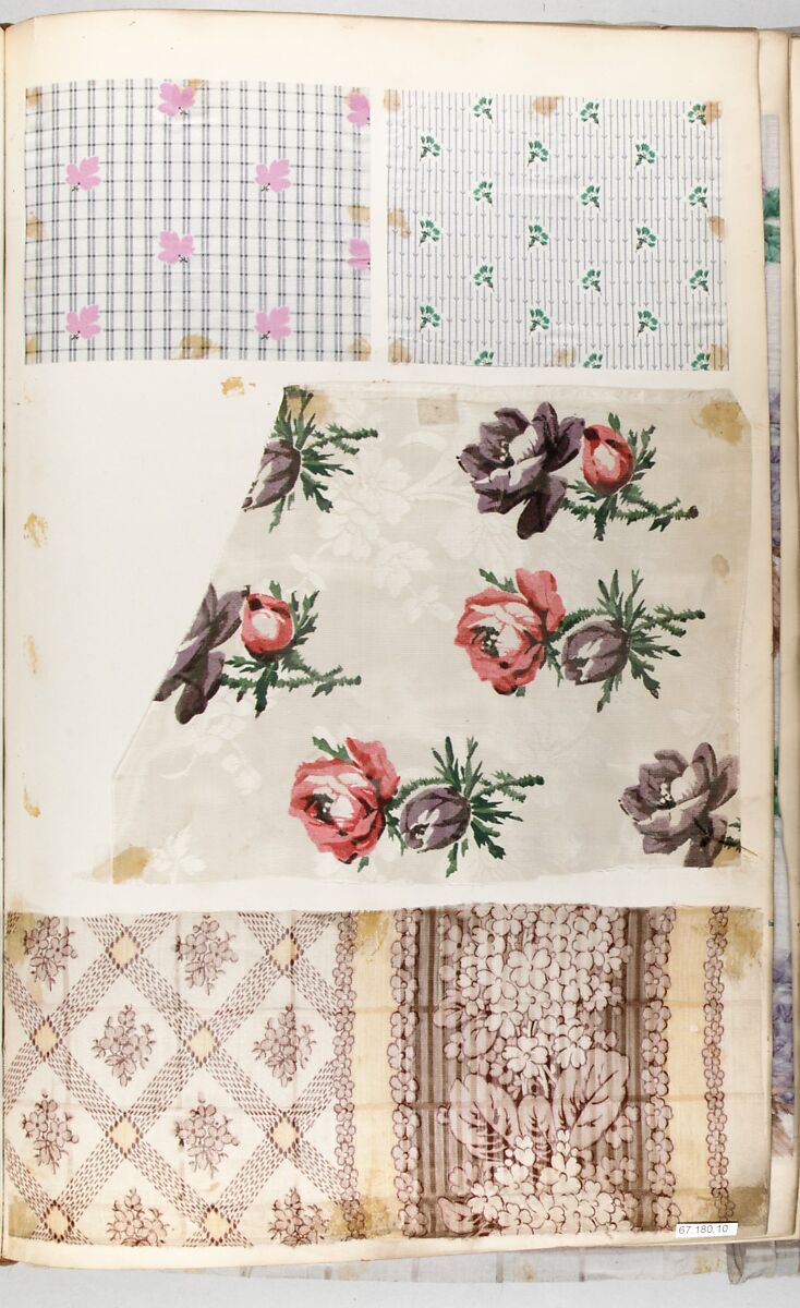 Textile Sample Book, French, Paris 