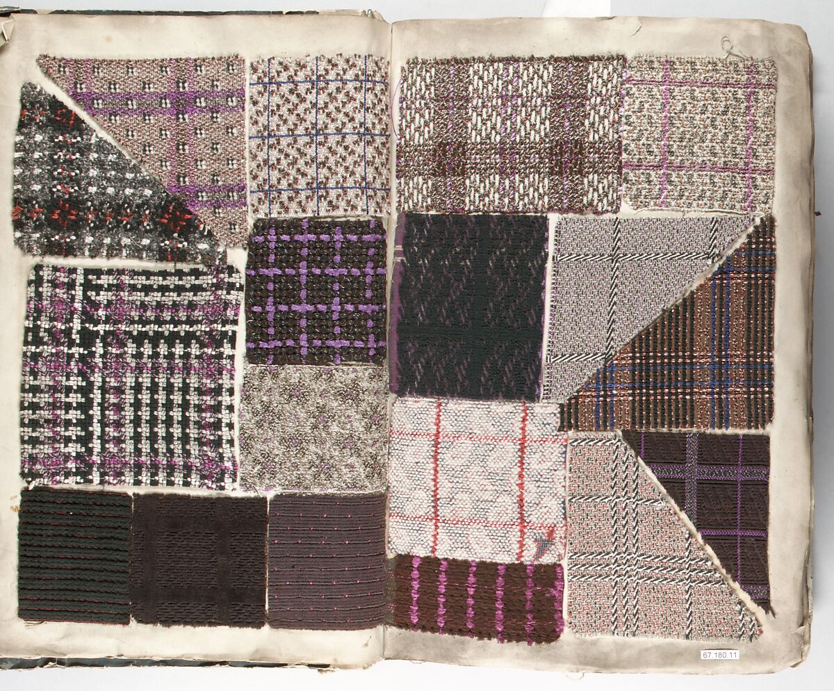 Textile Sample Book, French