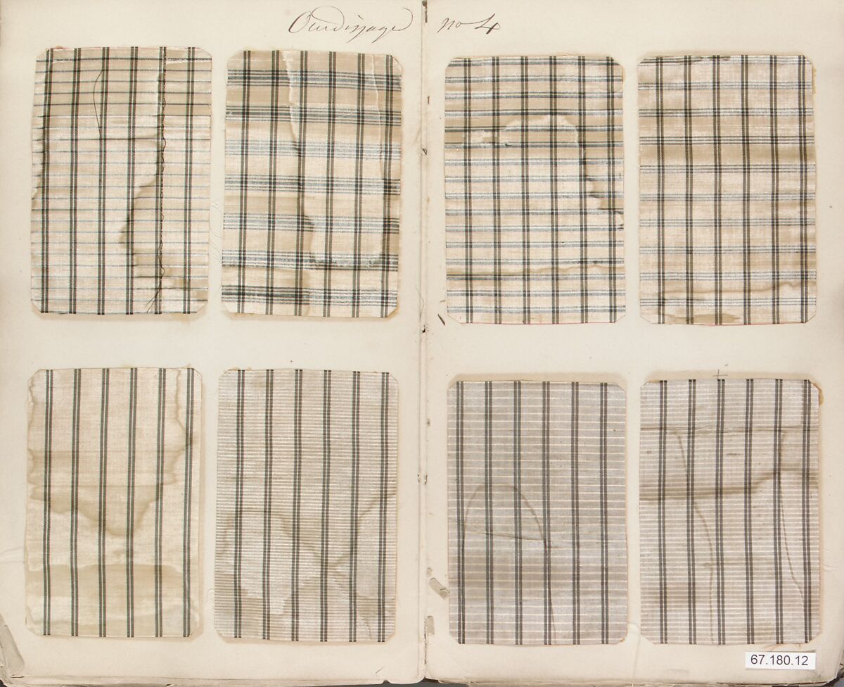 Textile Sample Book, M. Coudurier (French), French 