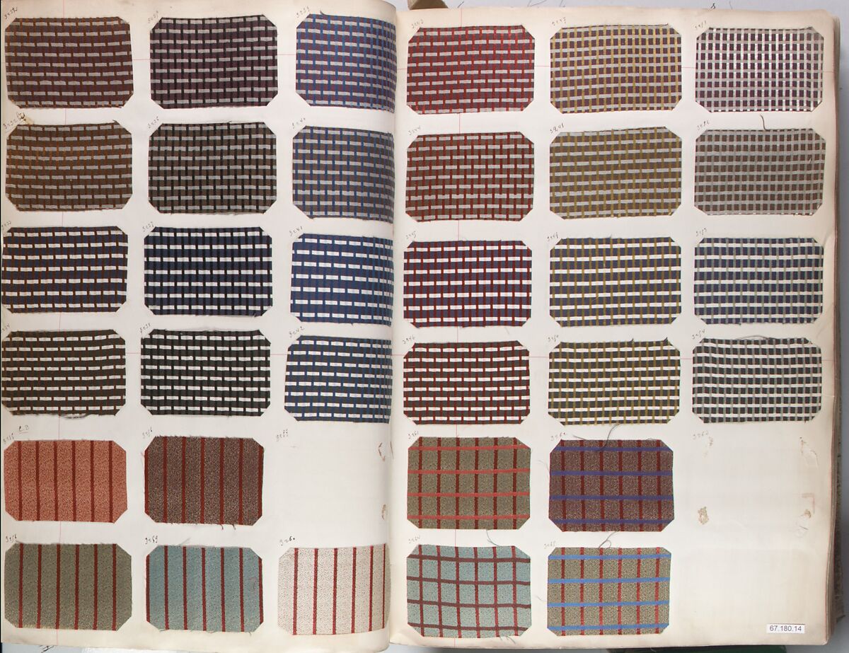 Textile Sample Book, French 
