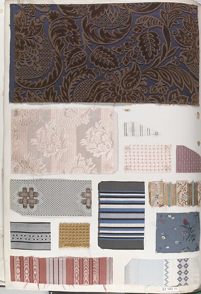 Textile Sample Book, Joseph Corcelette, French, Lyons