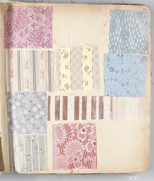 Textile Sample Book, French and American 