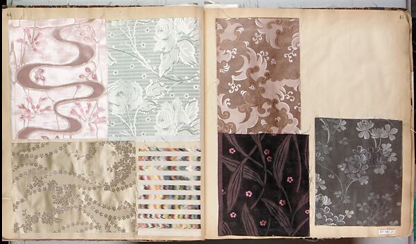 Textile Sample Book, French and American