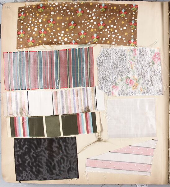 Textile Sample Book, French