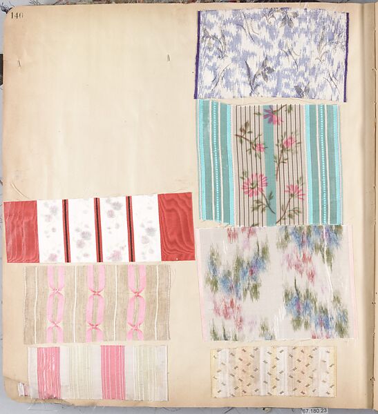 Textile Sample Book, French