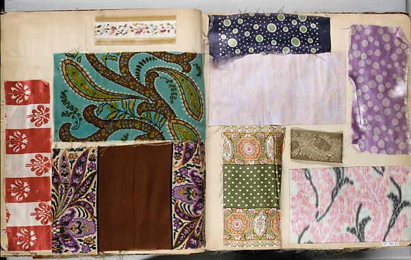 Textile Sample Book, French