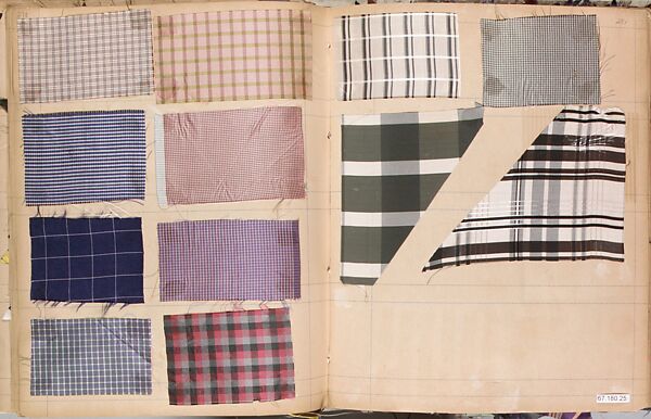 Textile Sample Book, French and American 