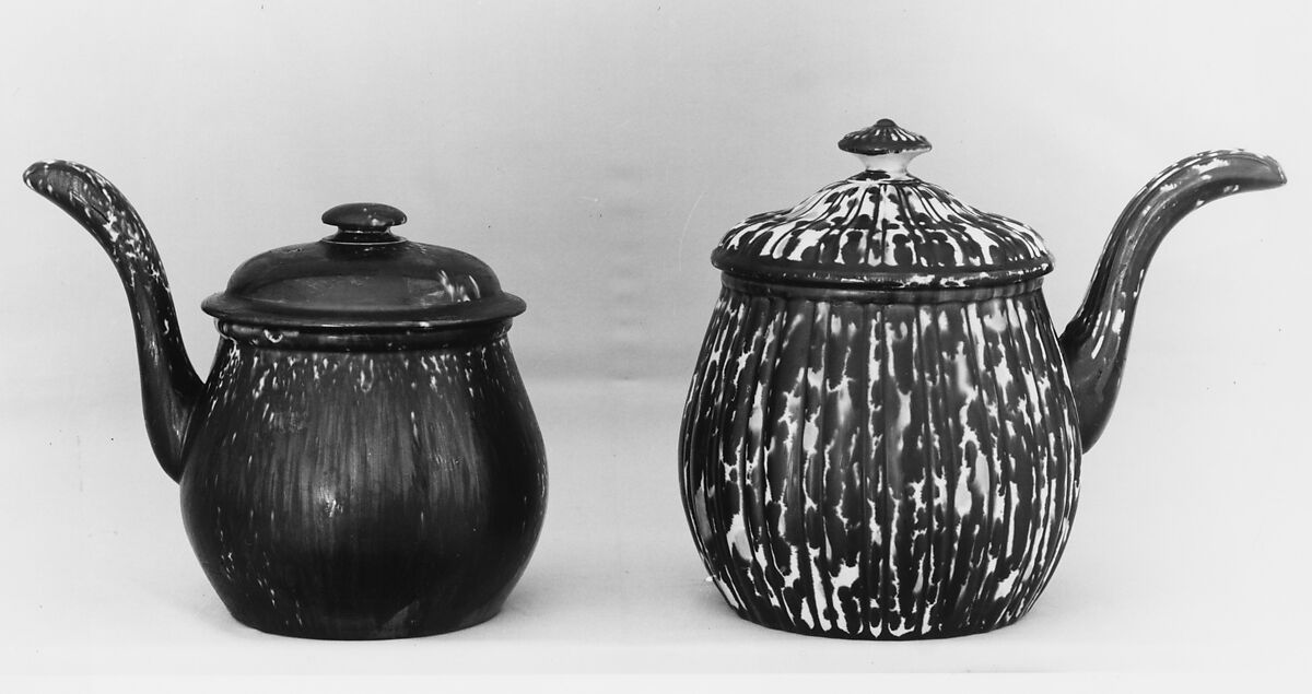 Covered bean pot, Lyman, Fenton &amp; Co. (1849–52), Earthenware, American