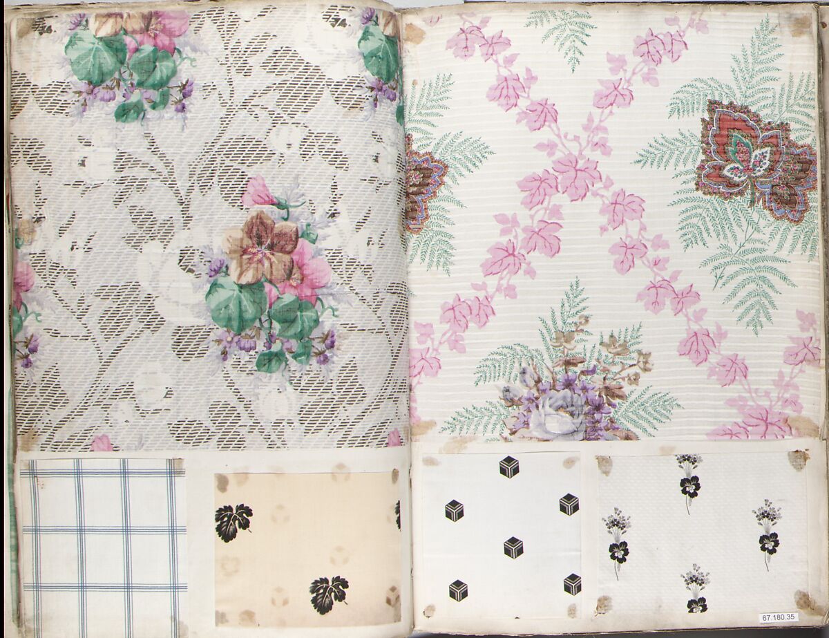 Textile Sample Book French The Metropolitan Museum of Art