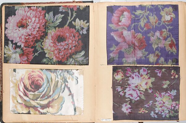 Patterned silks (12 books), French
