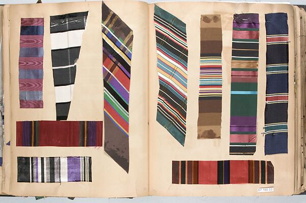 Patterned silks (12 books), French