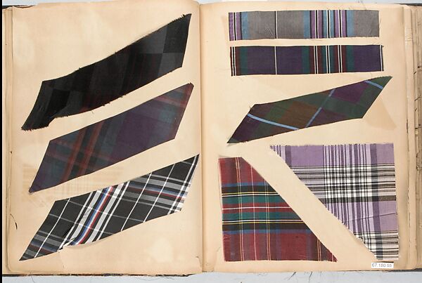 Patterned silks (12 books), Silk, French