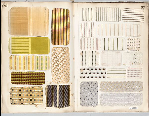 Textile Sample Book, French 