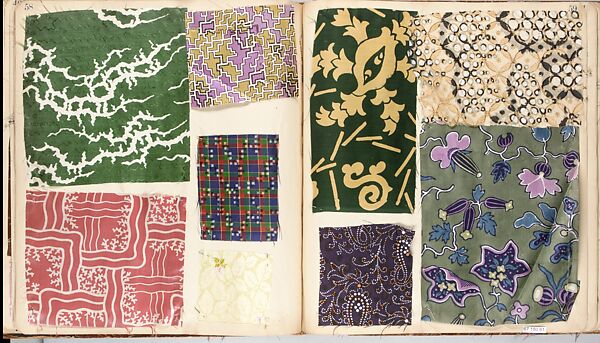 Textile Sample Book, French 