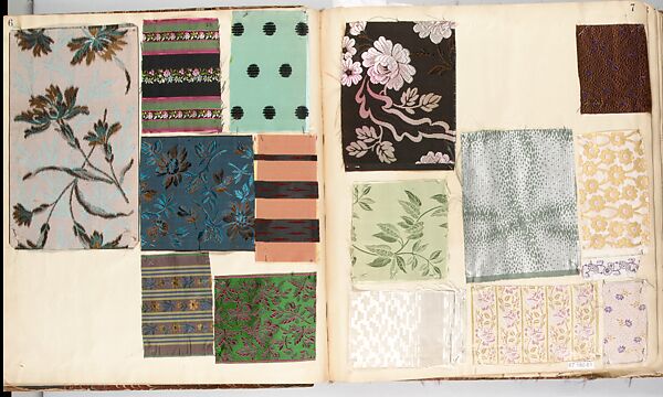 Textile Sample Book, French