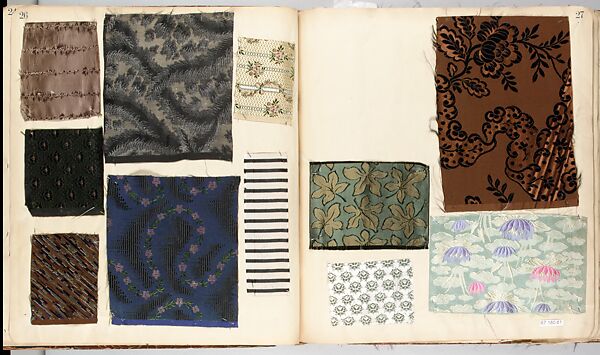 Textile Sample Book, French