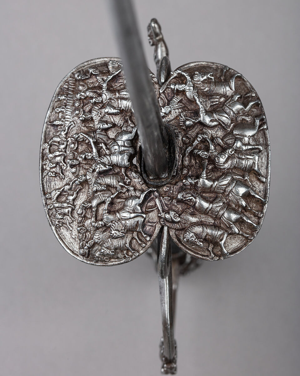 Smallsword, Steel, silver, wood, probably Dutch