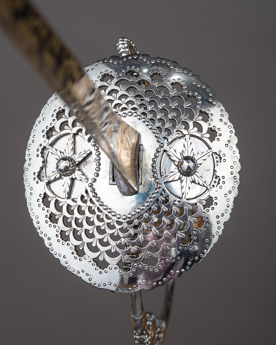 Presentation Smallsword with Scabbard of Admiral Marriot Arbuthnot (1711–1794), Gold, steel, wood, fish skin, British