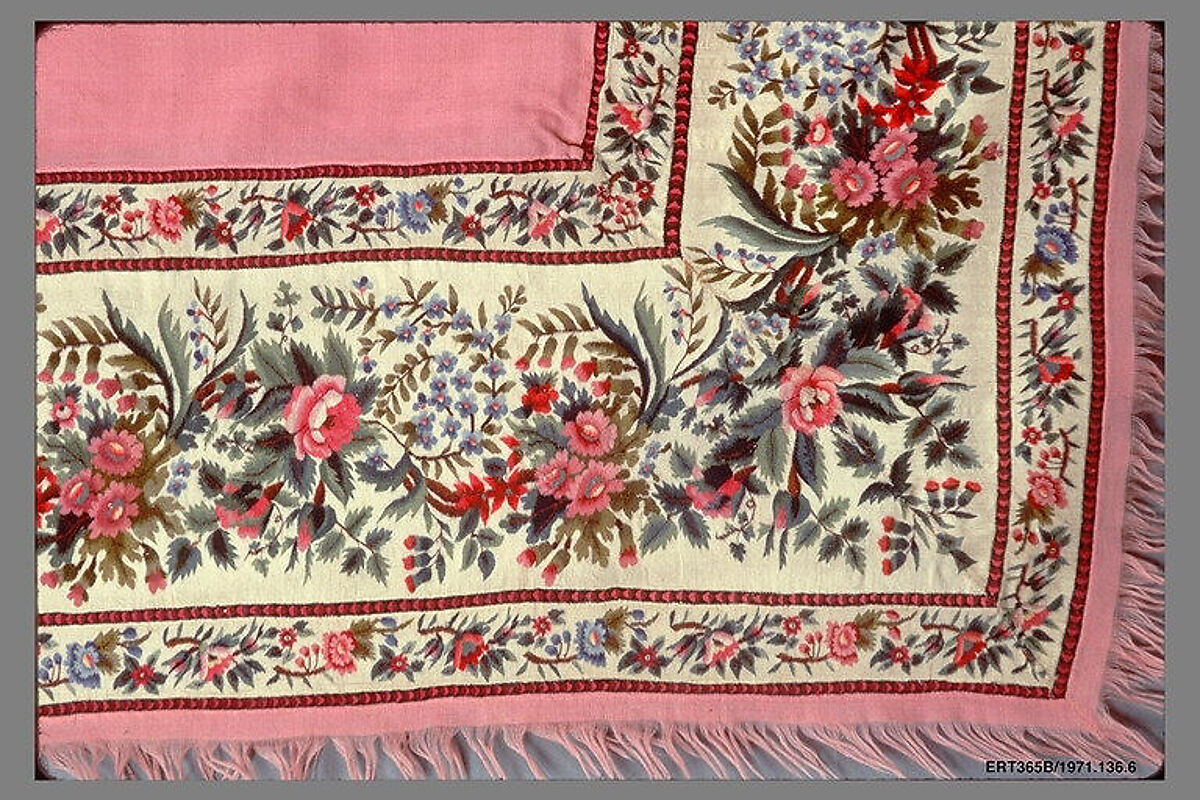 Shawl, Wool, Russian