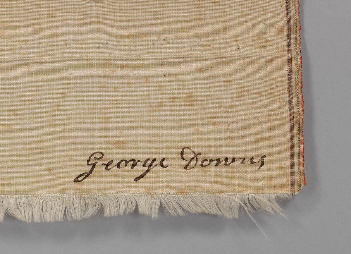 Piece, George Downs, Silk, British, London, Spitalfields