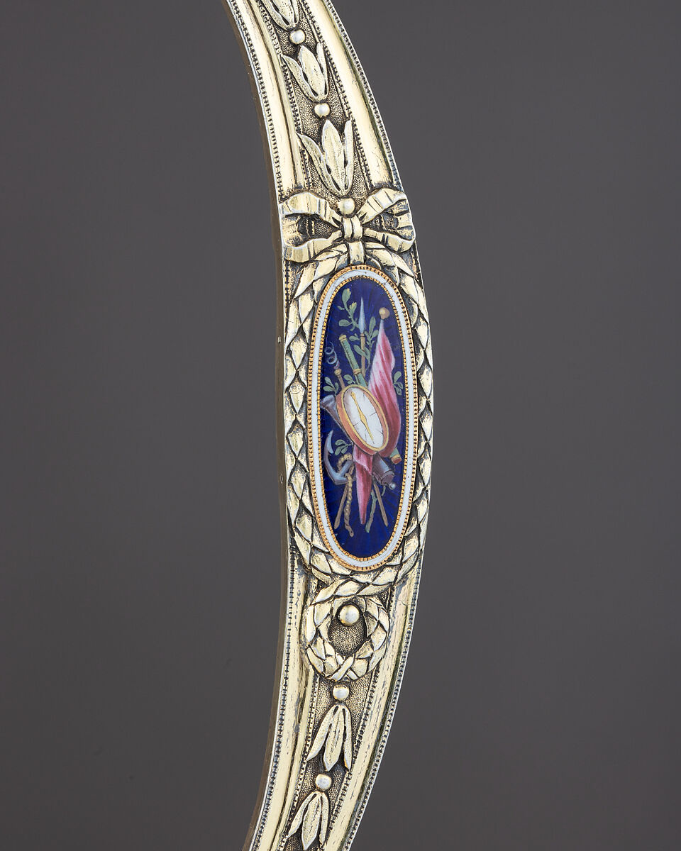 Presentation Smallsword with Scabbard, James Morisset (British, London 1738–1815), Silver, enamel, steel, paste brilliants, wood, fish skin, British, London
