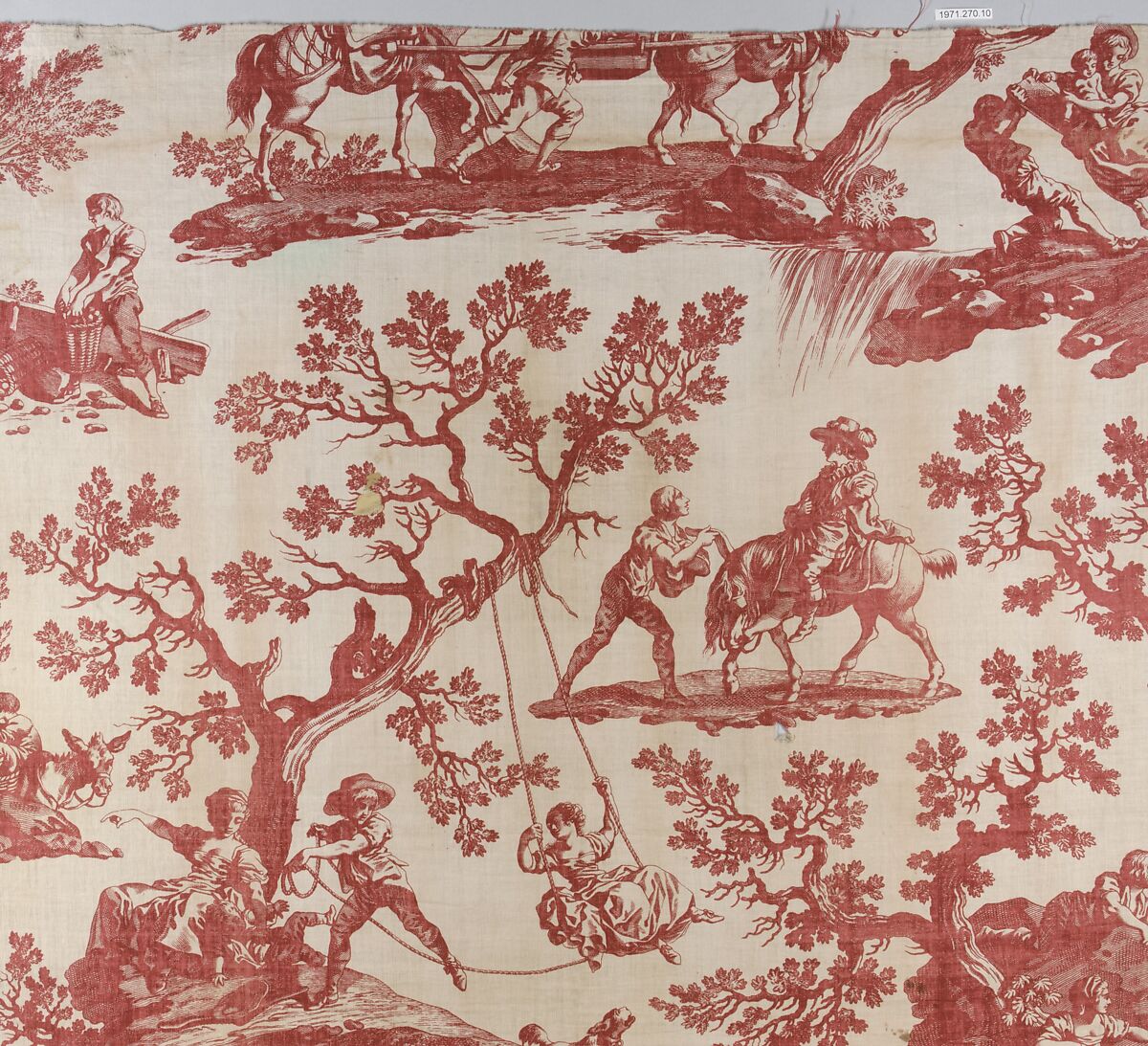 Piece, Cotton, French, Alsace-Lorraine