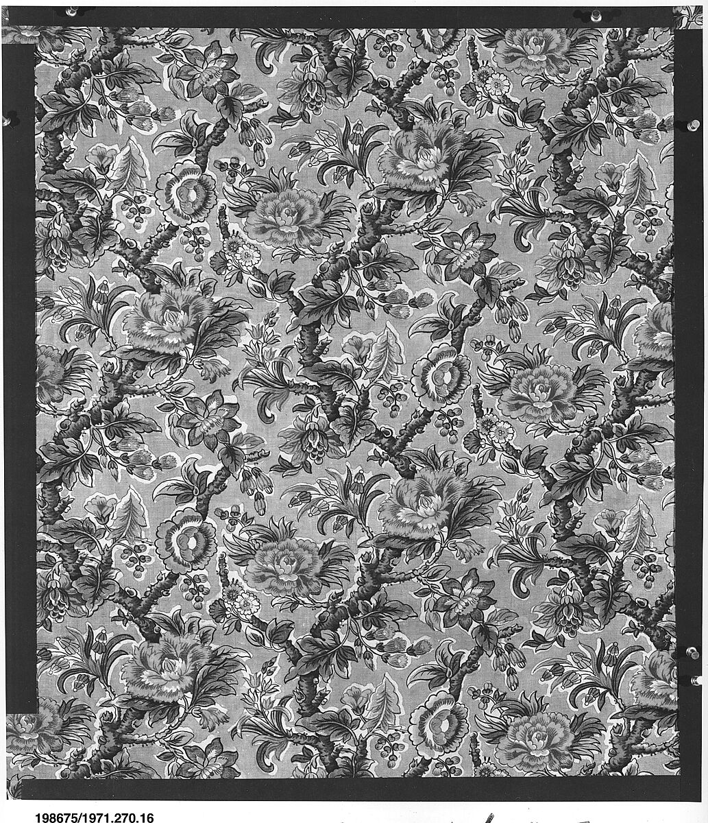 Piece, Bannister Hall (British, founded ca. 1798), Cotton, British, Preston 