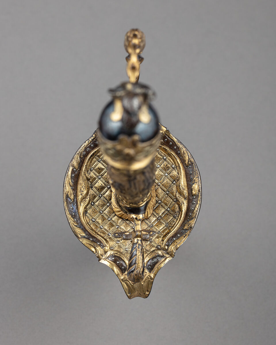 Smallsword with Scabbard, Steel, silver, gold, wood, leather, textile, French