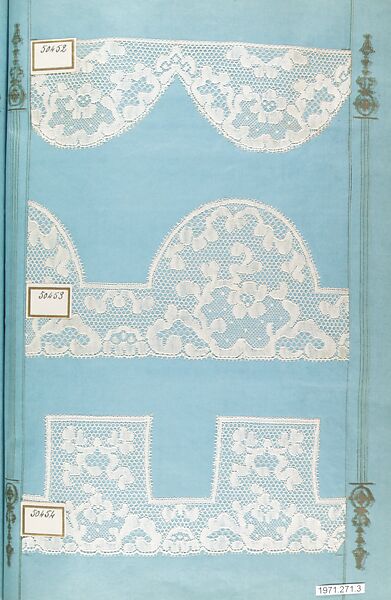 Sample books (3), Machine made lace, French, Calais
