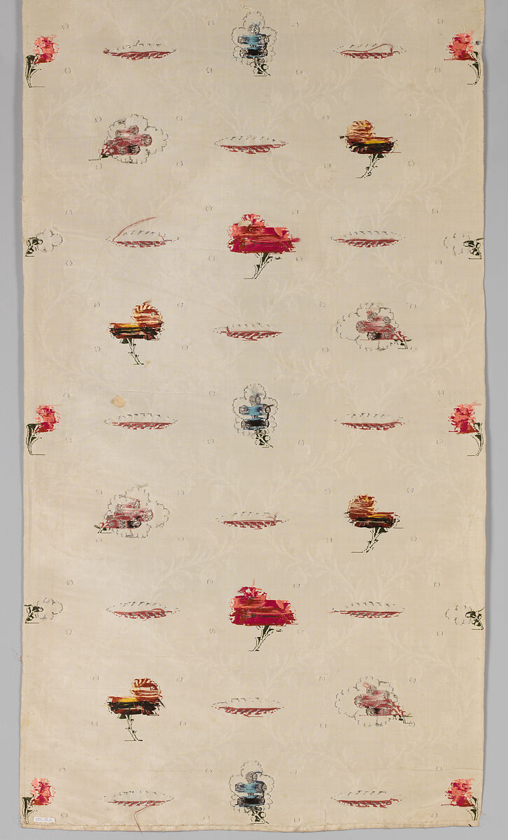 Length, Silk and metal  thread, British, London, Spitalfields