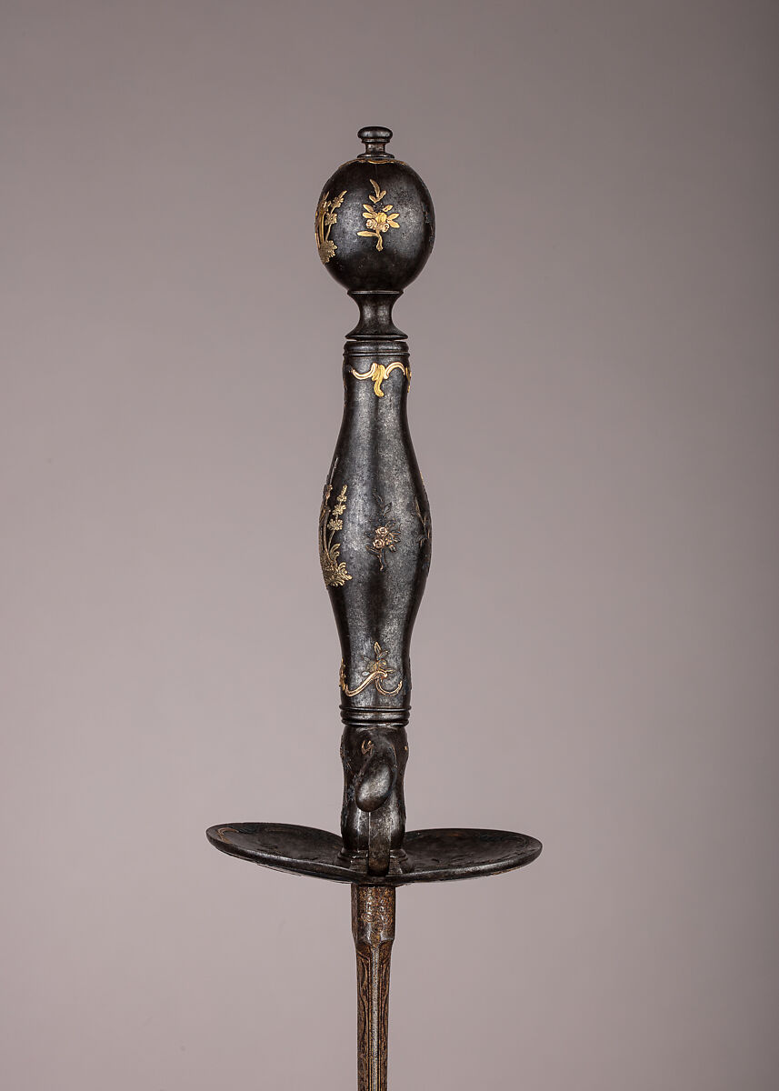 Smallsword, Steel, gold, probably Russian, Tula