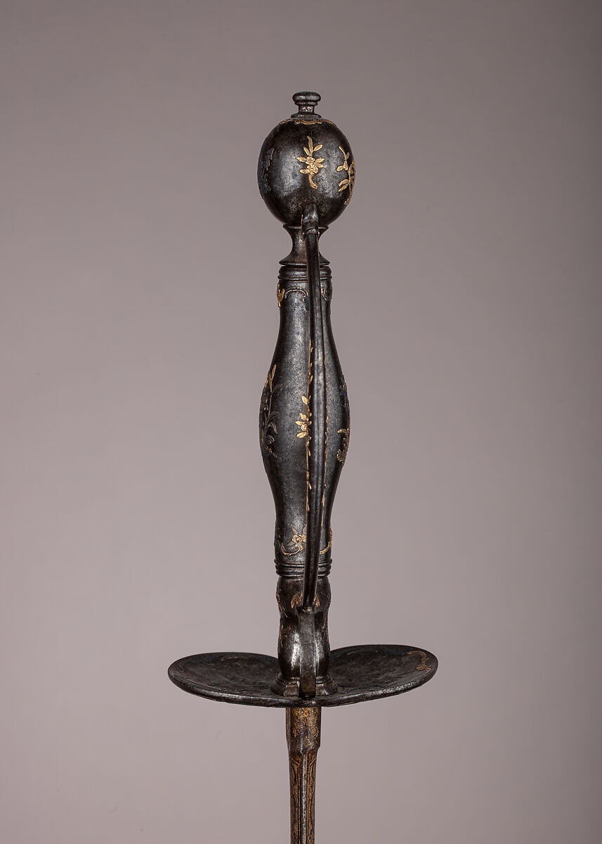 Smallsword, Steel, gold, probably Russian, Tula