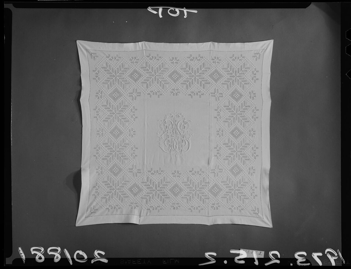 Pillow sham, Linen, German 