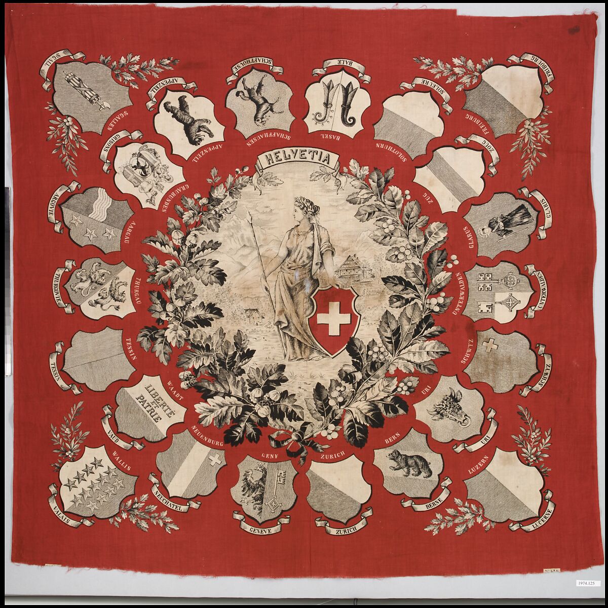 Kerchief, Cotton, Swiss