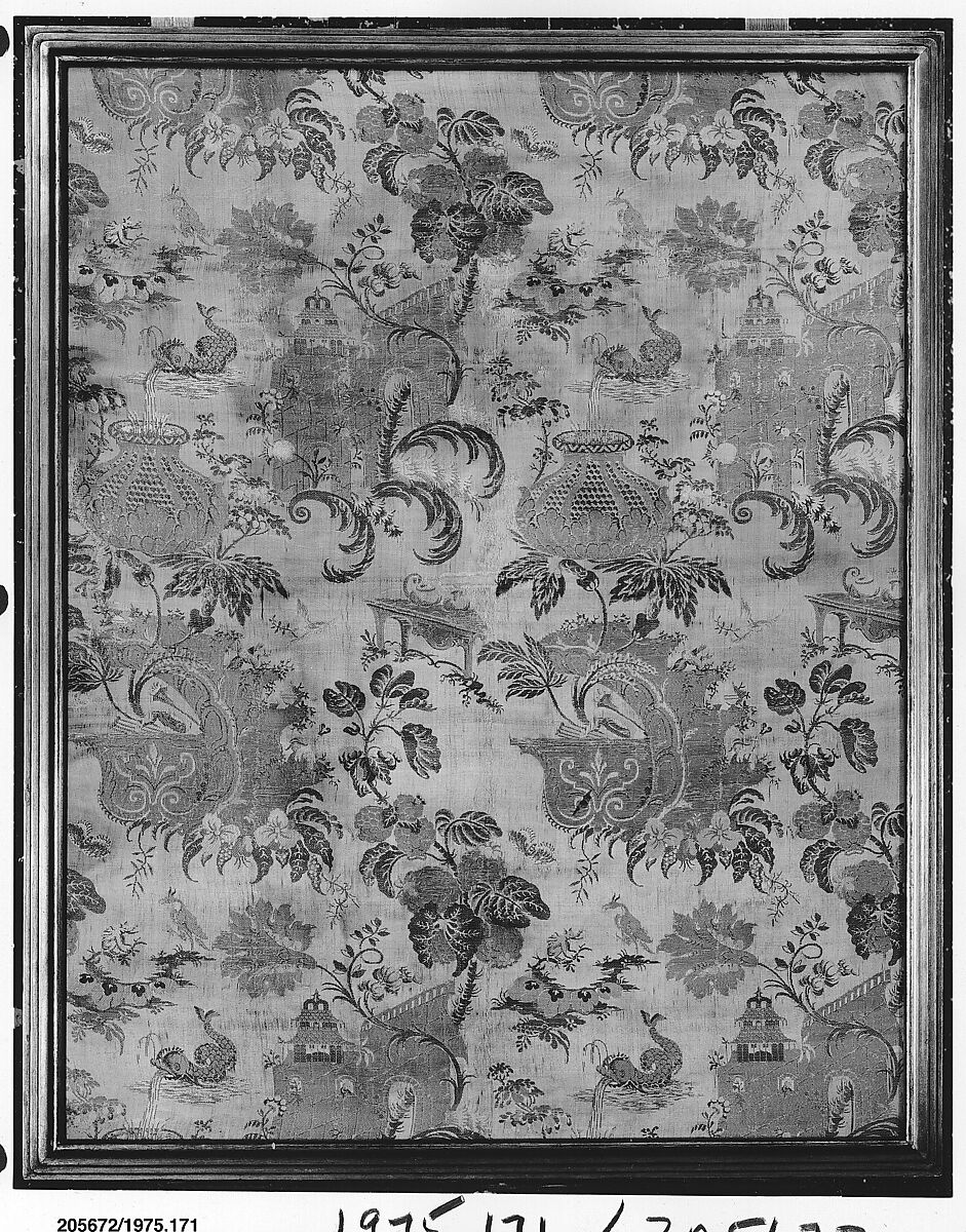 Panel, Silk and metal thread, Dutch 