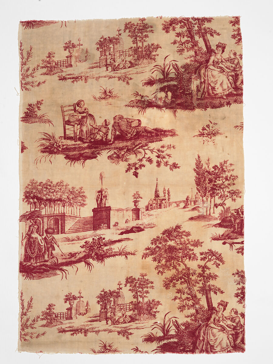 "Les Tuileries", Cotton, French 