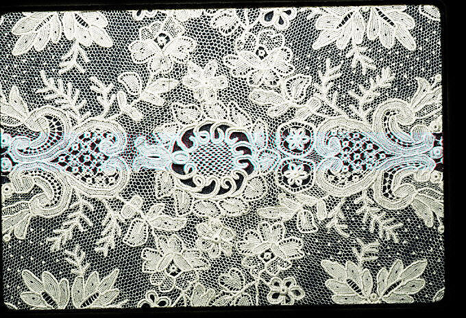 Jabot, Needle lace, Point de Gaze, Belgian, Brussels