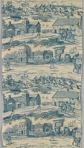 Marine Toile Fabric